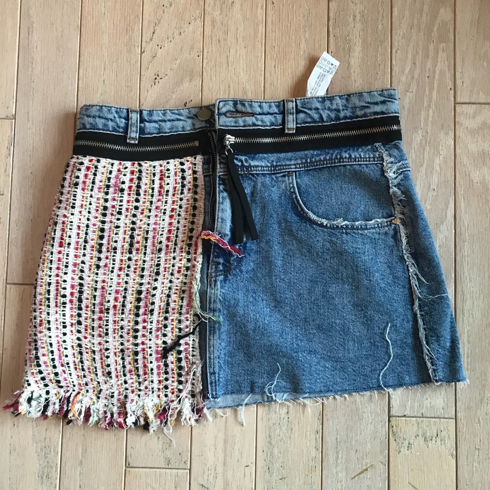 Zara multicolored skirt size small